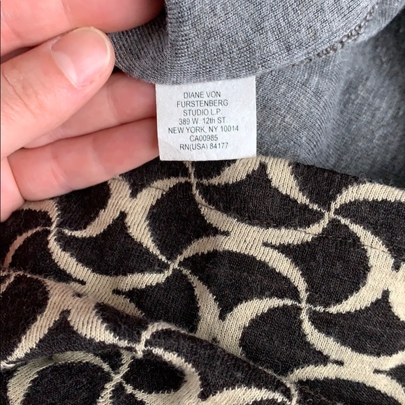 Diane von Furstenberg Pencil Skirt Geometric DVF - Picture 7 of 7